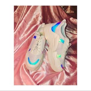 Iridescent Detail Dad Sneakers